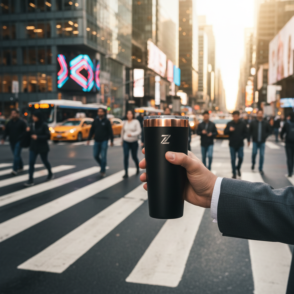 텀블러 세척하는 모습